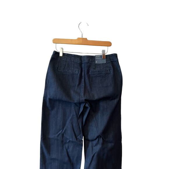 J Jill Tailored Wide Leg Denim Trouser Jeans 6 - Picture 4 of 7